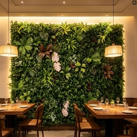 Mur végétal artificiel en PE, feuilles de lierre, panneau mural vertical vert, haie de buis, toile de fond murale pour la maison et le jardin