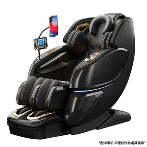 เก้าอี้นวดแขนหุ่นยนต์ SL Rail แบบเต็มตัว 4D Zero Gravity Space Capsule เก้าอี้นวดหรูหราสำหรับใช้ในบ้าน - Product Image 5