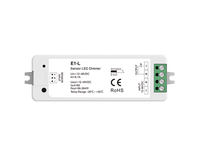 Variateurs de lumière LED 12-48VDC 8A avec capteur, contrôleur de mouvement PIR, contrôleur de porte, contrôleur LED pour bande LED monochrome E1-L