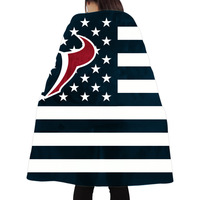 Drapeau en polyester des Houston Texans 3x5 pouces, vente directe d'usine, en gros en stock, pour événements sportifs