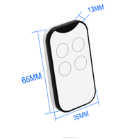 Control Remoto YET2228 con Código de Aprendizaje, Control Remoto de Código Variable, Clonación Cara a Cara, Transmisor para Puerta de Garaje y Barrera