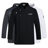 Meilleures vestes de chef à manches longues, uniformes de travail pour hommes, polo uniforme de chef, cuisine, vêtements de travail réfléchissants pour l'exploitation minière, veste de chef Baragard