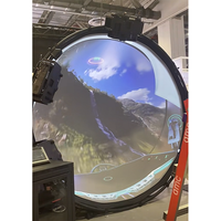 Écran de projection en dôme personnalisé, écran de dôme de planétarium sphérique immersif pour musée, salle d'exposition scientifique