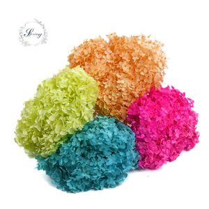 Commercio all'ingrosso singola conserve secchi ortensie con staminali per la decorazione di cerimonia nuziale - Product Image 3
