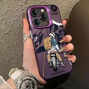 Nouvelle <span class=keywords><strong>coque</strong></span> de téléphone Locomotive Boy pour <span class=keywords><strong>moto</strong></span> Iphone16Pro 14/15Promax 13pro 11 <span class=keywords><strong>12</strong></span> étui de Style européen et américain - Product Image 3