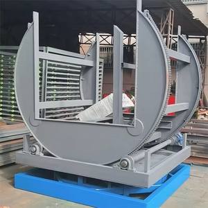 เครื่องพลิกม้วนเหล็ก 360 องศา และเครื่องยกม้วนเหล็ก/เครื่องพลิกแบบกลไกพร้อมโต๊ะเลื่อน/5 ตัน - Product Image 2