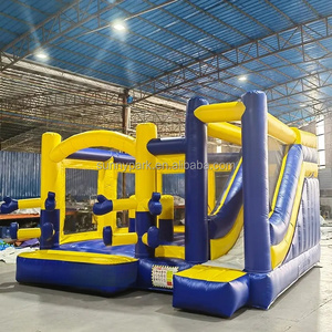 Grand château sautant <span class=keywords><strong>gonflable</strong></span> en PVC Videur <span class=keywords><strong>gonflable</strong></span> de <span class=keywords><strong>minion</strong></span> géant commercial d'extérieur avec souffleur - Product Image 1