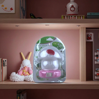 W079 Vente en gros de veilleuse LED en forme de champignon de dessin animé, commande par interrupteur, lumière blanche chaude, lampe de nuit pour enfants, chambre d'enfant, design moderne