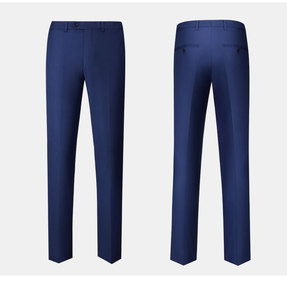 Costumes pour hommes 3 pièces avec revers noir, coupe slim, décontracté chic pour mariage, costume <span class=keywords><strong>de</strong></span> marié, costume <span class=keywords><strong>de</strong></span> demoiselle d'honneur, veste, gilet et pantalon - Product Image 6