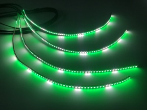 5V sk6812rgbw LED Strip ánh sáng màu sắc chuỗi <span class=keywords><strong>GRB</strong></span> app điều khiển 24inch linh hoạt đuổi theo ống xe ánh sáng - Product Image 3