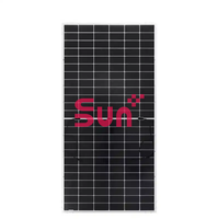 Panneau solaire bifacial Sunplus Optimum SR4-72NHBD-580M entièrement noir, taille des cellules 158,75 mm, efficacité 23,4 %, expédition depuis l'entrepôt américain.