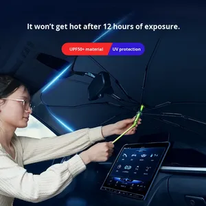 Parasol Plegable <span class=keywords><strong>para</strong></span> Parabrisas Delantero de Coche, Aislamiento Térmico y Protección UV, Ideal como Regalo Empresarial - Product Image 3