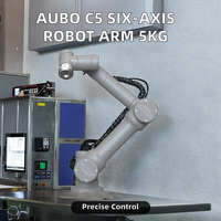 Bras robotique collaboratif articulé AUBO C5 à 6 axes avec une portée de 886 mm, une charge utile de 5 kg, Cobot intelligent pour l'automatisation industrielle