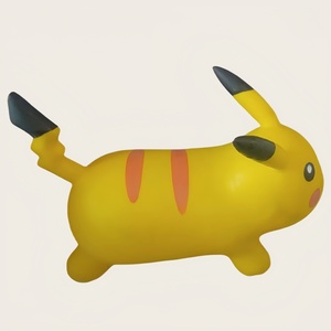 New <span class=keywords><strong>Pikachu</strong></span> <span class=keywords><strong>Inflatable</strong></span> đồ chơi động vật cho trẻ em có tính năng một đặc biệt đuôi cưỡi trên một đồ chơi ngoài trời - Product Image 1