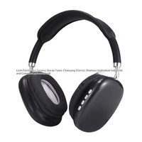 Casque de jeu supra-auriculaire tendance P9 avec annulation active du bruit (ANC) 5.0, mousse à mémoire de forme, basses profondes, sans fil pour mobile