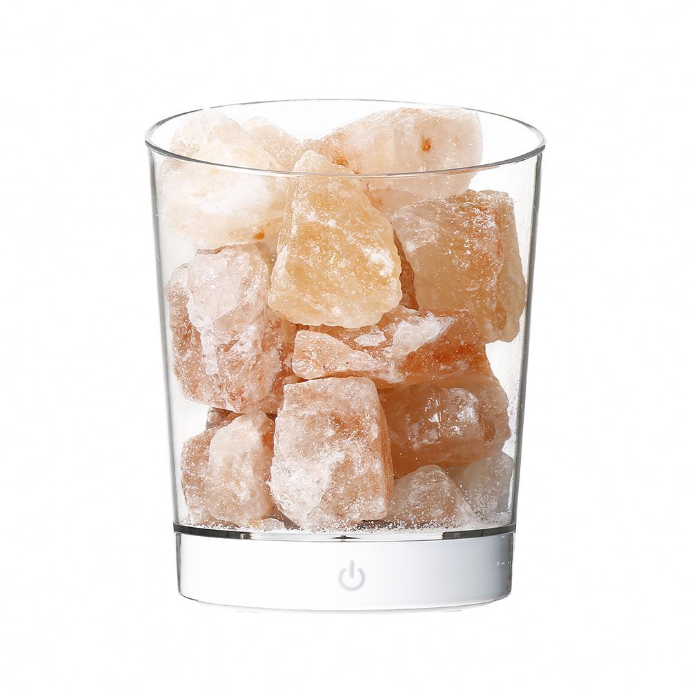 Offre Spéciale Coloré Lumières Table USB LED Himalaya Cristal De Roche Sel Lampe