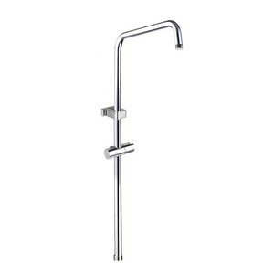 Soporte de barra de ducha de acero inoxidable, montaje en pared, diseño minimalista ajustable para uso en el baño - Product Image 2