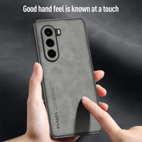 Étui en cuir PU effet peau de mouton pour Oneplus 1+ Turbo 6X Pro, coque antichoc mate en TPU PC pour Oneplus One Plus 1+Turbo6X