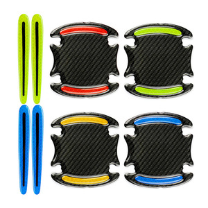 Adesivi Protettivi Riflettenti in Fibra di <span class=keywords><strong>Carbonio</strong></span> per Maniglie <span class=keywords><strong>Auto</strong></span> Universali - Product Image 2