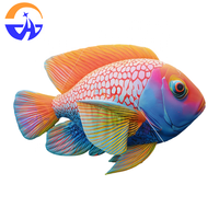Modèle gonflable personnalisé de poisson Koi géant en forme de créature marine, en tissu Oxford avec souffleur, accessoire publicitaire gonflable décoratif