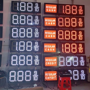 Fuel <strong>LED</strong> Petrol Pricing <strong>Display</strong> 24 Inch <strong>7</strong> <strong>Segment</strong> <strong>Led</strong> <strong>Display</strong> Fuel Gas <strong>Led</strong> Prices - Product Image 1