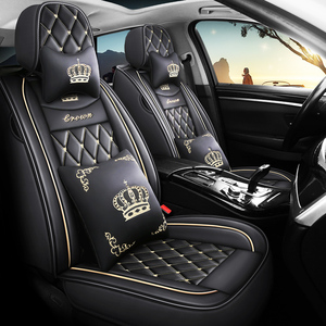 Accessoires d'<span class=keywords><strong>intérieur</strong></span> de <span class=keywords><strong>voiture</strong></span> Décoration Coussin de <span class=keywords><strong>siège</strong></span> Ensemble complet <span class=keywords><strong>Housse</strong></span> de <span class=keywords><strong>siège</strong></span> de luxe Housses de <span class=keywords><strong>siège</strong></span> de <span class=keywords><strong>voiture</strong></span> universelles en cuir - Product Image 3