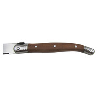 Ensemble de couteaux à Steak avec manche en bois, outil de cuisine Style Laguiole avec étui en bois