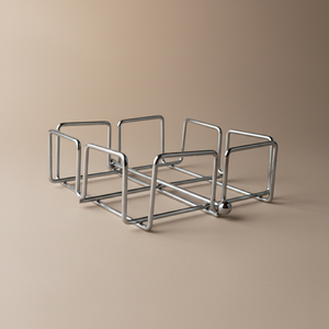 1 paquet de porte-serviettes en papier de soie en métal avec support de papier de soie de table - Product Image 1