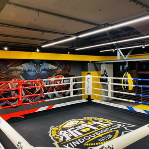 <span class=keywords><strong>Ring</strong></span> da Boxe Professionale Personalizzato per Allenamento in Palestra e Competizioni all'Aperto di Muay Thai, UFC, MMA - Product Image 2