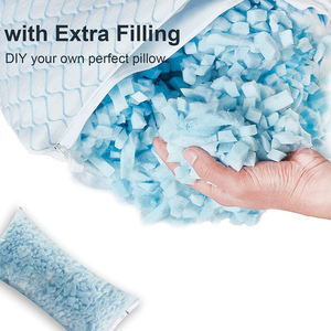 Oreillers A079 en mousse à mémoire de forme, ajustables, pour dormir sur le côté ou sur le dos, confortables et luxueux, avec gel rafraîchissant, pour dormeurs de qualité supérieure - Product Image 2