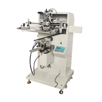 Máquina de Impresión de Serigrafía Semiautomática de 1 Color para Productos Cilíndricos, Vasos de Papel, Pistones