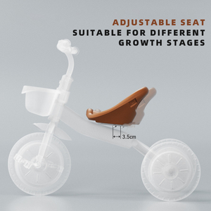 Pneu pneumatique 16 <span class=keywords><strong>roues</strong></span> portable <span class=keywords><strong>vintage</strong></span> belle en ligne hucin musique enfants tricycle avec panier - Product Image 4