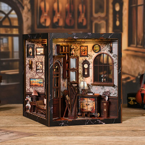 Kit de maison miniature en bois à construire soi-même Europa Melody Casket |   Jeu de puzzle à tenons et mortaises |   Cadeau idéal pour les amateurs de loisirs créatifs - Product Image 2