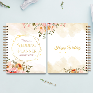 OEM High Quality Bridal Planning Diary Journal Notebook Modern Organizer Wedding Planner with Custom Gift Box