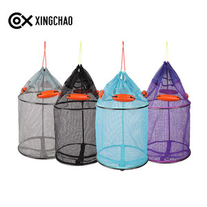 Panier flottant robuste pour la pêche en eau salée, avec fermeture à cordon, pour la pêche depuis le rivage, filet flottant pour le stockage des poissons - Product Image 4