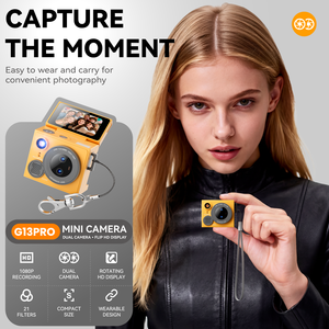 <span class=keywords><strong>Mini</strong></span> caméra numérique rétro sans fil, caméra drone porte-clés, caméra de poche pour enfants, caméra cachée avec fente pour carte <span class=keywords><strong>micro</strong></span> SD, cadeau d'anniversaire - Product Image 6