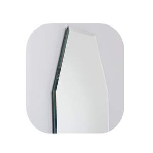 High Quality Tempered Glass Bathroom <b>Wall</b> <b>Mirror</b> Frameless Beveled Edge Arch Modern Extra Large Round/Oval Pattern Material - Product Image 5