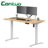 Meubles de bureau ergonomiques intelligents pour la maison, bureau électrique à hauteur réglable, cadre de bureau motorisé pour travailler assis ou debout, table réglable en hauteur