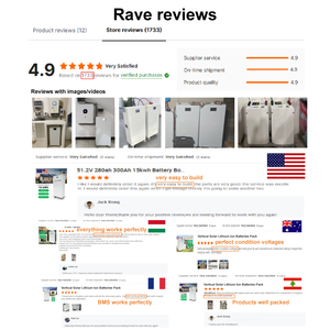 Pacco <span class=keywords><strong>Batterie</strong></span> Agli Ioni di Litio Starmax 48V 51.2V 15kWh 16kWh con Celle LiFePO4 da 314Ah 280Ah per <span class=keywords><strong>Accumulo</strong></span> di Energia Solare Domestica Verticale - Product Image 6