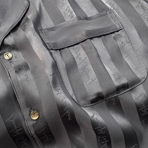 Мужская атласная пижама с вышивкой - Product Image 4