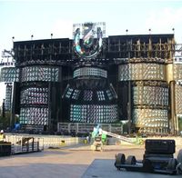 Estructura de Acero Galvanizado en Capas, Estructura de Aluminio para Iluminación Line Array, Estructura de Andamio para Escenarios