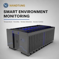 Kabinet Jaringan Pusat Data Pendingin Modular Kontrol Akses dengan Rak Server Mikro-Modul Sistem Terintegrasi