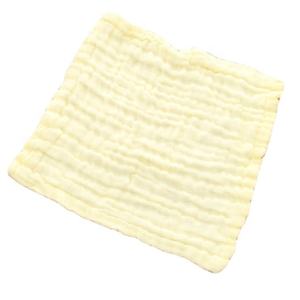 ผ้าเช็ดหน้าผ้าฝ้ายเนื้อนุ่มขนาด 12x12 นิ้ว ราคาถูก ขายส่ง ผ้ามัสลินออร์แกนิคธรรมชาติ 6 ชั้น สำหรับเช็ดทำความสะอาดเด็ก - Product Image 5