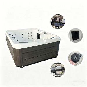 Bain à remous de luxe pour 4 personnes, spa extérieur, bain à remous avec jacuzzi - Product Image 4