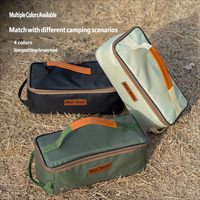 Sac de rangement pour couverts et tasses de camping en plein air, sac de rangement portable imperméable, sac de rangement pour vaisselle de grande capacité pour l'extérieur