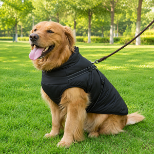 Fabricante de Ropa para Perros de Lujo Personalizada, Chaqueta Impermeable para Perros, Abrigo Cálido para Invierno para Mascotas OEM/ODM - Product Image 4