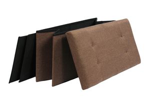 Bailey salon meubles pliant chambre rangement pouf rangement coffre repose-pieds tabouret chambre avec rangement peut contenir pliable - Product Image 4