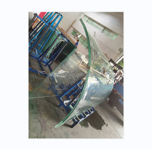 Precio de fábrica personalizado vidrio aislado curvo claro bajo hierro doblado vidrio laminado templado para edificio comercial - Product Image 2