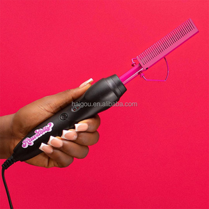 Plancha Eléctrica Caliente para el Cabello, Rizador con Spray para Fijar Pelucas y Cera en Barra para Cabello Natural Negro - Product Image 2