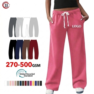 <span class=keywords><strong>Pantaloni</strong></span> Sportivi Traspiranti da <span class=keywords><strong>Donna</strong></span> Hesayep, Produzione Personalizzata, Vita Alta, Gamba Larga e Dritta, Stile Estivo - Product Image 1
